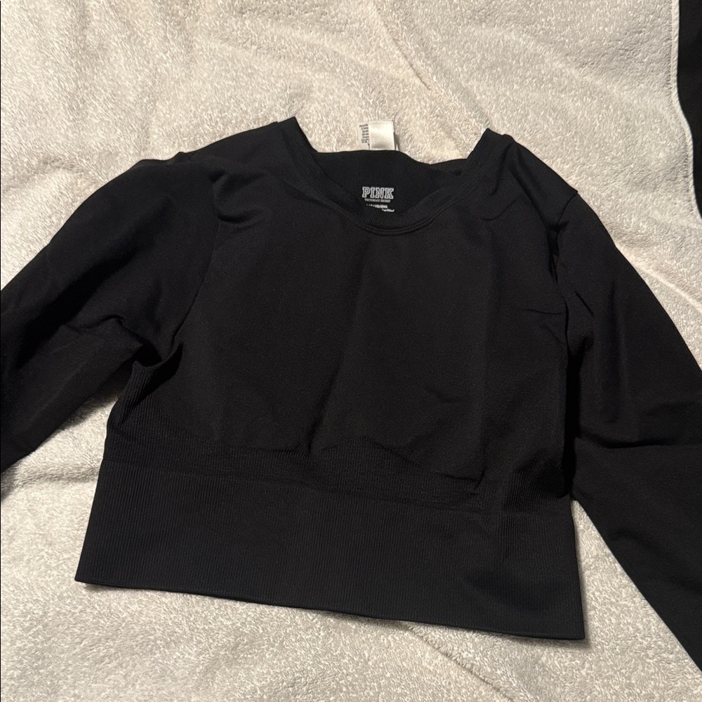 Victoria's Secret Black Crop Top